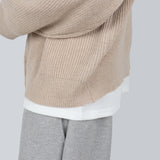 ベッディフーデッドニットジップアップ/Beddy Hooded Knit Zip Up
