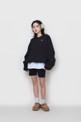 アノラックウォームアップストリングスウェットシャツ / Anorak Warm-up String Sweatshirt