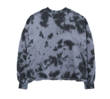 Boxy crop tie dye T-shirt (4638416306294)