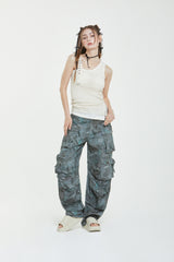 ストラップノースリーブトップ / STRAP SLEEVELESS TOP
