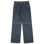 Well Vintage Washing Long Wide Denim Pants (209) (6568257716342)