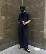 UNプリーツ半袖Tシャツ / UN Pleats Short-Sleeved T-Shirt (4 colors)