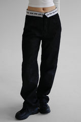 オビオープンデニムパンツ / no.7710 Obi Open Denim Pants