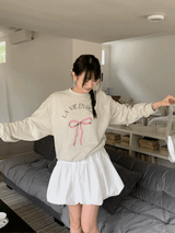 Pink Bow Sweatshirt