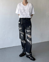 ソーオーバービンテージデニムパンツ / SO Over Vintage Denim Pants (Black)