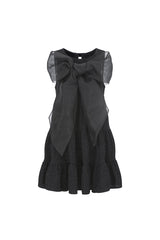0 4 ribbon doll dress - BLACK (4641553743990)