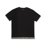 [24SS LSD COLLECTION] Mesh Layered Overfit T-Shirt_Black