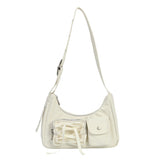 Ribbon hobo bag_ivory