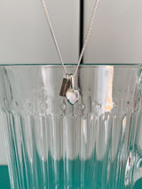 ヒルトンムーンストーンハートネックレス / [925silver] Hilton Moonstone Heart Necklace