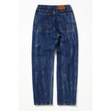 クラックウォッシングデニムパンツ/Crack Washing Denim Pants _ Dark Blue