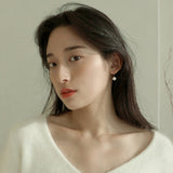14K ゴールドフィルドホッククリームパールピアス/14K goldfilled hook cream pearl earring (8mm)