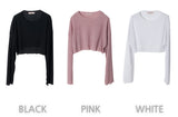 ルーズシースルークロップTシャツ / TOP(5410) Loose See-Through Crop Tee