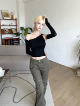 ハイパーツイストトップセット/493. Hyper twist top set (bk, wh, blue, cocoa)