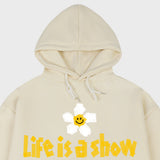 [UNISEX] Tape Flower Smile Hoodie
