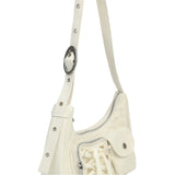 Ribbon hobo bag_ivory