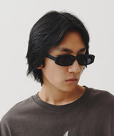 COLOR LENS SUNGLASS (BLACK)