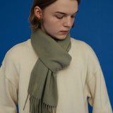 ウールマフラー/GHC WOOL MUFFLER_GREEN OLIVE