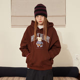 キルシーウィティーバニーフーディー プルーオーバー パーカー / WITTY BUNNY HOODIE [RED] (6671648292982)