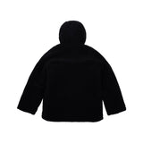 [UNISEX] EMT Bag Anorak Faux-Shearling Coat (Black) (6656025460854)