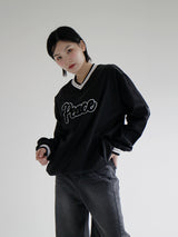 ピースナイロンスウェットシャツ / Piece Nylon Sweatshirt