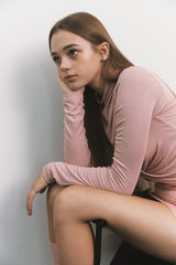 Shirring Top Pink