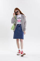 ミディデニムスカート/MIDI DENIM SKIRT