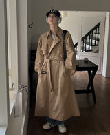 ダディフットバックケープトレンチコート / Daddy Fit Back Cape Trench Coat (3 color)