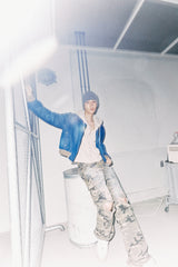 Bluesf Dusty Biker Denim Blouson
