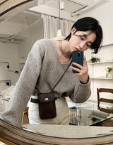 V-Neck Extended Sleeve Knit Top (6595753902198)
