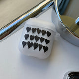 Black Heart AirPods Case_matt