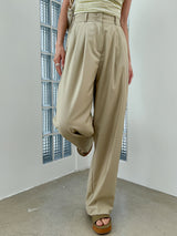 ジアピンタックスラックス / Jia Pintuck Slacks (2color)