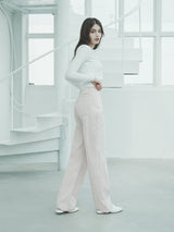 リネンワイドパンツ / W1010 LINEN WIDE PANTS_PINK