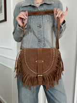 スエード フリンジ ショルダーバッグ / suede fringed shoulder bag