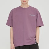 SLOGAN LIST LOGO TEE_DARK PURPLE (6687446368374)