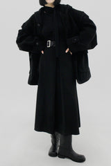 サイドベルトロングスカート / Side belt long skirt (2color)