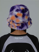 Purple Pansy bucket hat