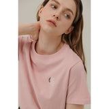 レギュラーフィットスモールロゴTシャツ / REGULAR FIT SMALL LOGO T-SHIRT_PINK