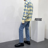 YMダイヤモンドモヘアカーディガン/YM Diamond Mohair Cardigan (2 colors)