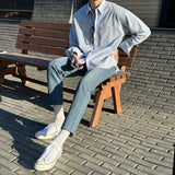 ジャストフィットデニムパンツ / Oz Just Fit Denim Pants (blue)