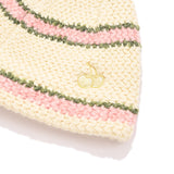 CHERRY COLORING KNIT BEANIE [IVORY]
