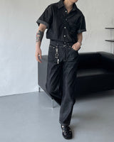 ノンフェードリネンワイドパンツ/MG516 Non-Fade Linen Wide Pants (2 colors)