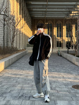 スルイカーゴポケットスウェットパンツ / Slui Cargo Pocket Sweat Pants (2 colors)