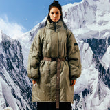 [UNISEX]’CUL’ Reversible Fleece and Padded Parka (Khaki) (6656408223862)