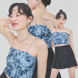 チェーンクロップトップ/CHAIN CROP-TOP