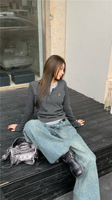 ロゴレイヤード長袖Tシャツ
