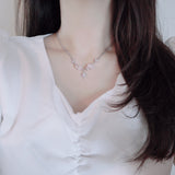 Rose Quartz Twinkle Necklace