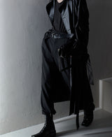 [自主製作] LUCAS leather trench coat 2 color (6678768746614)