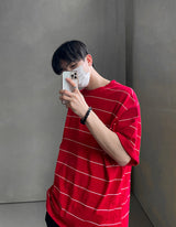 Never Classic Border T Shirt (3color) (6582344712310)