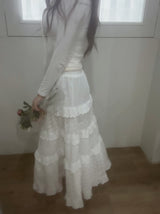Chiffon Cake Layered Long Sleeve Tee