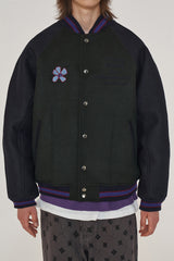COIN VARSITY JACKET / GREEN (6601035939958)